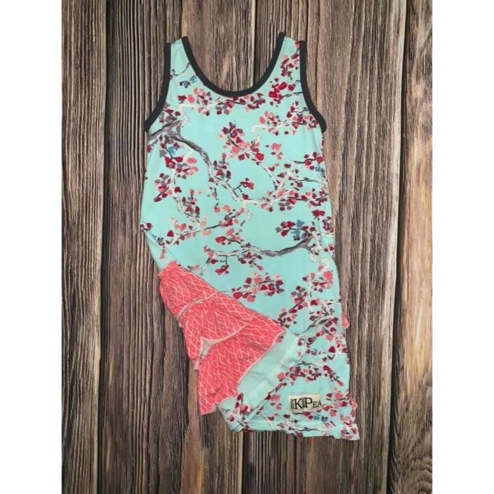 KPea Ruffle Bum Tank Size 6 EUC